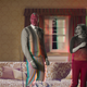 Paul Bettany and Elizabeth Olsen in Marvel Studios’ WandaVision